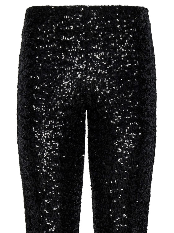Shop Oseree Black High-waisted Trousers