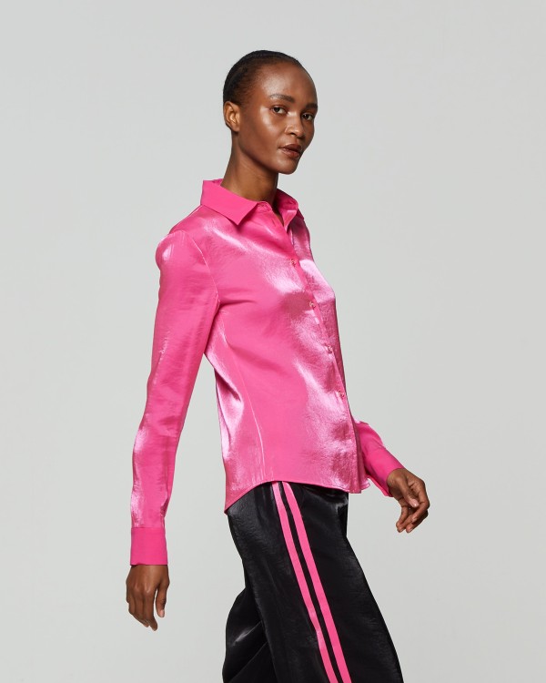 Shop Serena Bute City Shirt - Fluro Pink