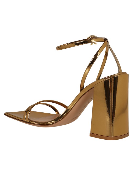 Shop Gianvito Rossi Meko Sandals In Gold