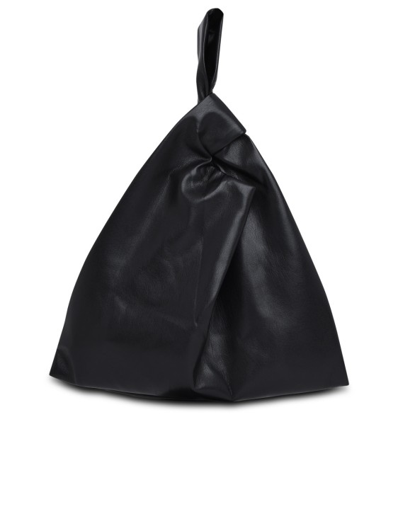 Shop Nanushka Black Vegan Leather Jen Bag