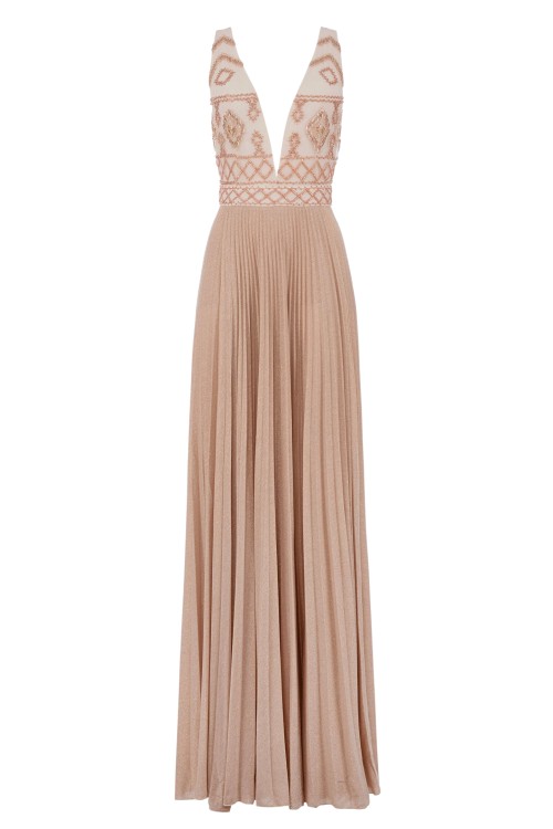 Elisabetta Franchi Dress  Woman Color Blush Pink In Neutrals