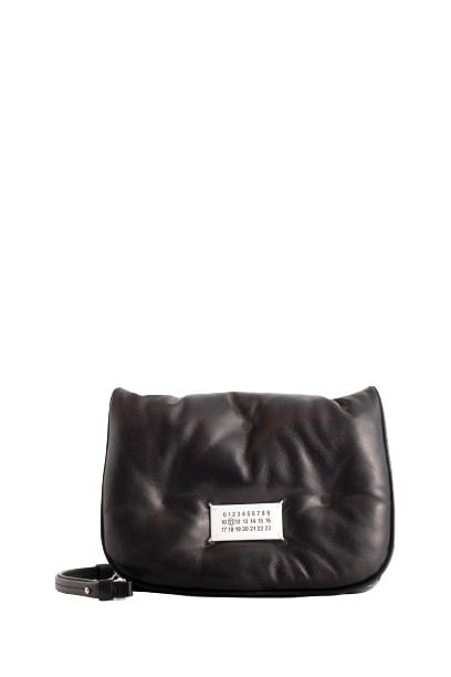 Maison Margiela Glam Slam Flap Small Shoulder Bag In Black