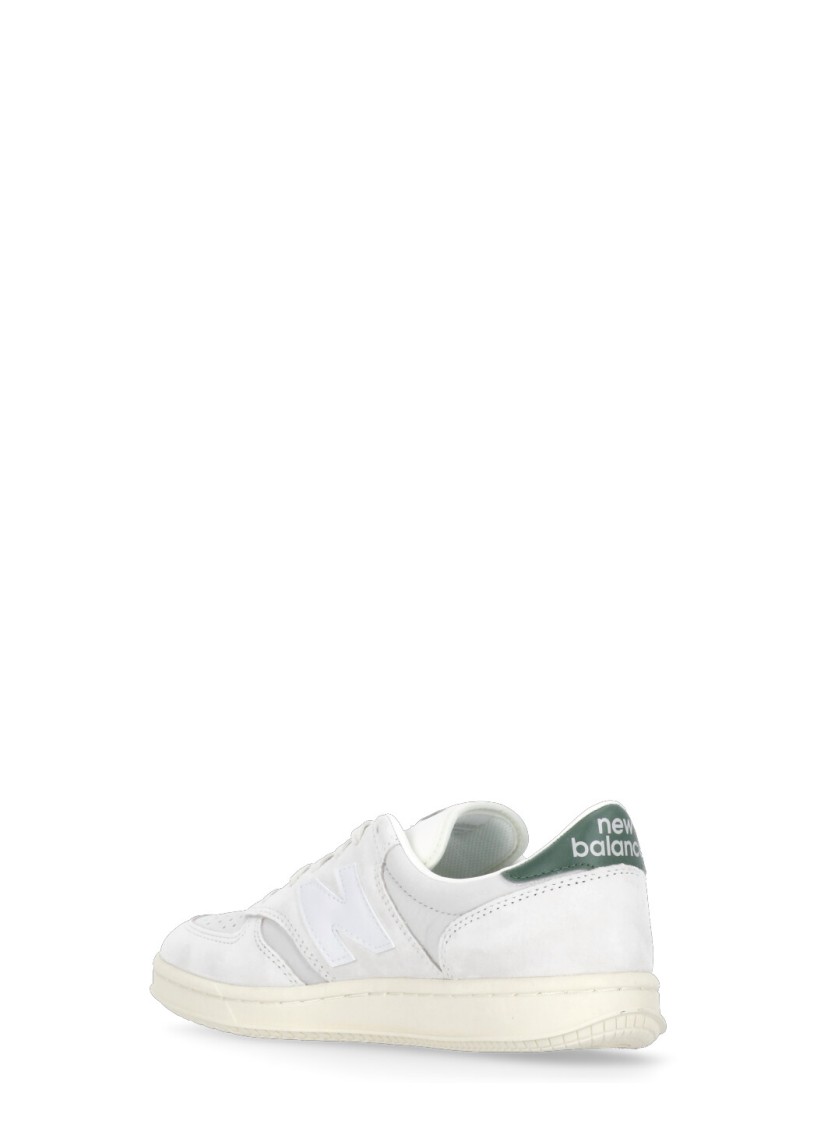 New Balance Ct500 Perforated Suede Low-top Sneakers In White