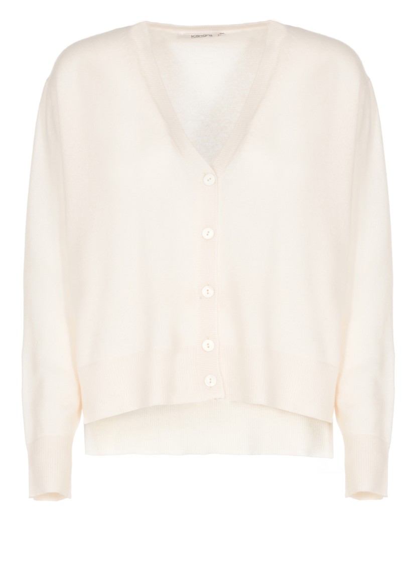 Kangra Cashmere Cardigan In Neutrals