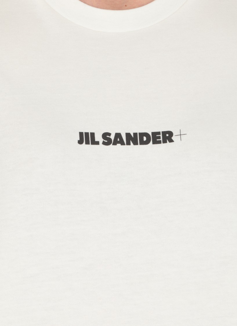 Jil Sander T-Shirt With Logo in White | THE LIST
