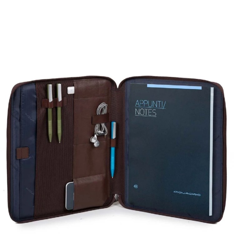 Piquadro Organizer Notebook In Brown