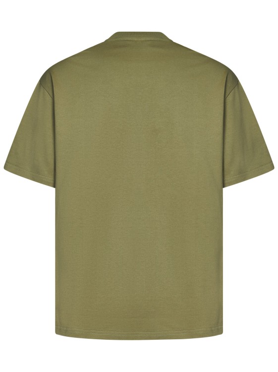 Shop Etro Green Cotton Jersey T-shirt In Gold