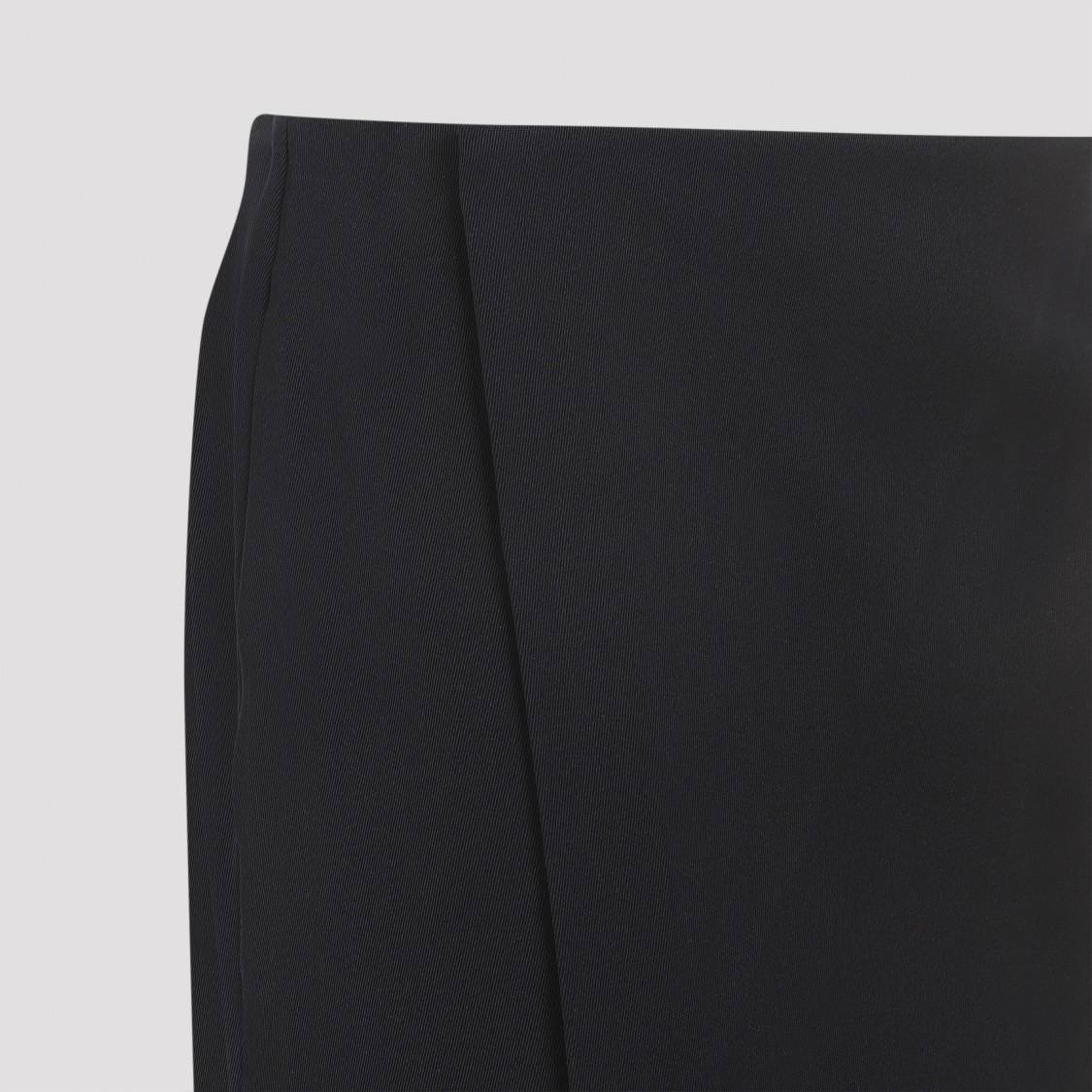 The Row Parma Stretch Virgin Wool Midi Skirt In Blue