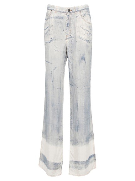 JEAN PAUL GAULTIER HANDPAINTED LOW WAIST TROUSER,22/06-H-PA039-C508