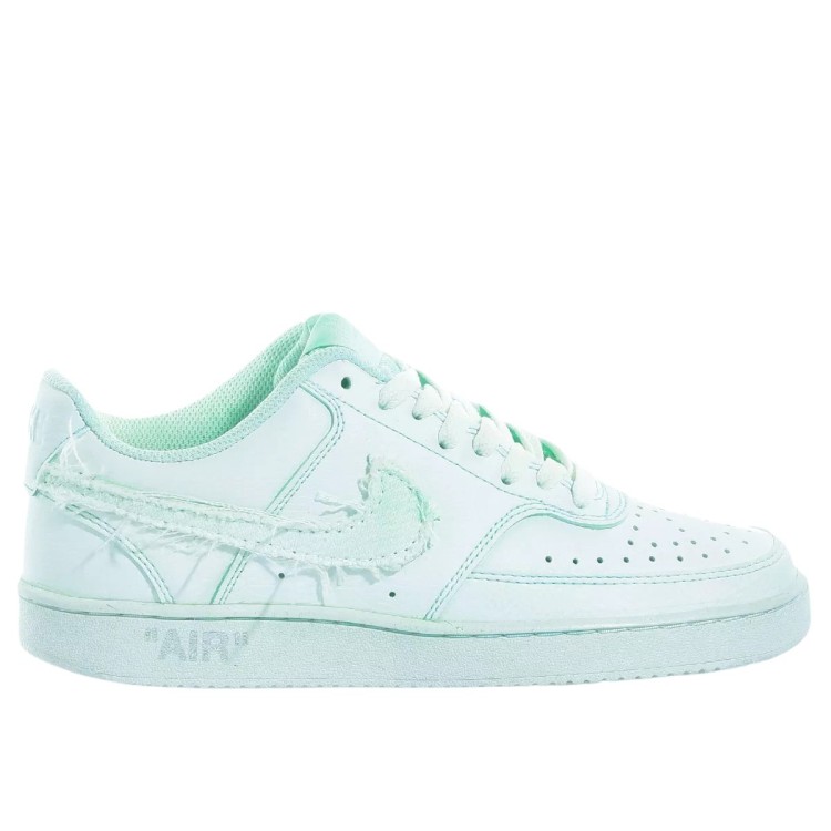 Shop Nike Court Vision Green In White
