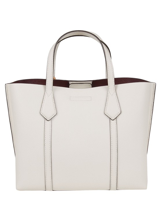Shop Tory Burch Perry Small Shopping Bag In White