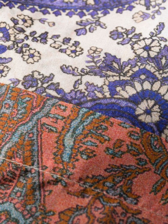 Shop Zimmermann Paisley-print Silk Shirtdress In Multicolor