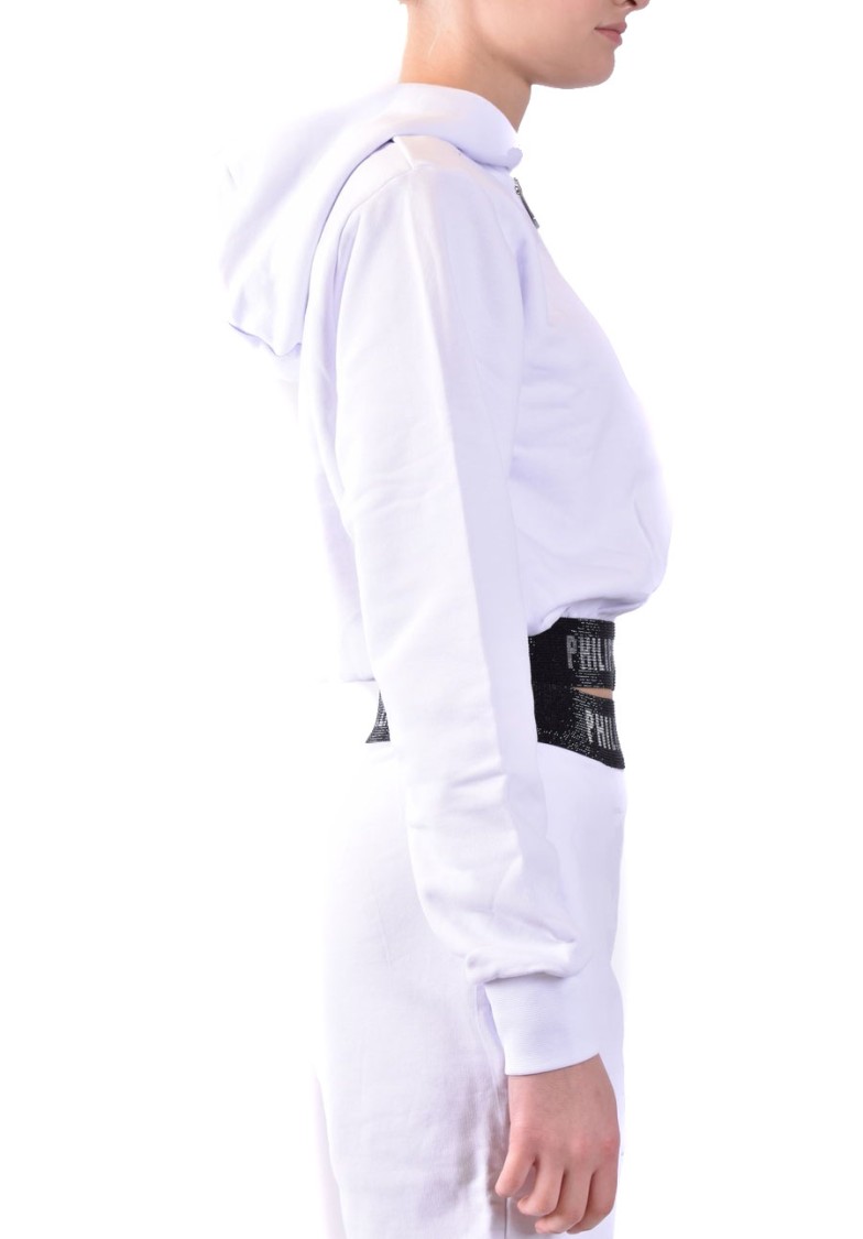 Philipp Plein Elastic Waistband Hooded Blazers In Purple