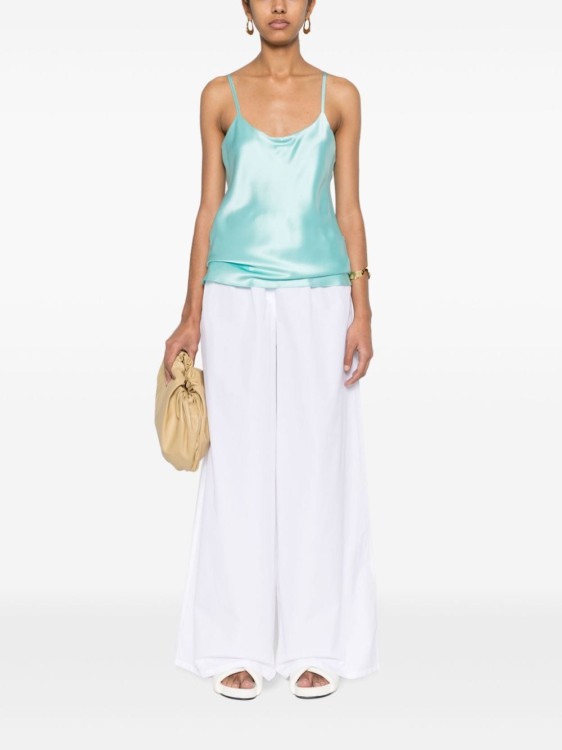 Shop Max Mara Wide Pants In White