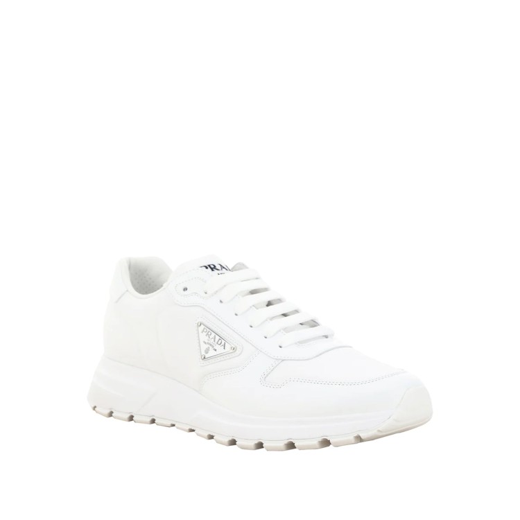 Shop Prada Prax 01 Sneakers In White