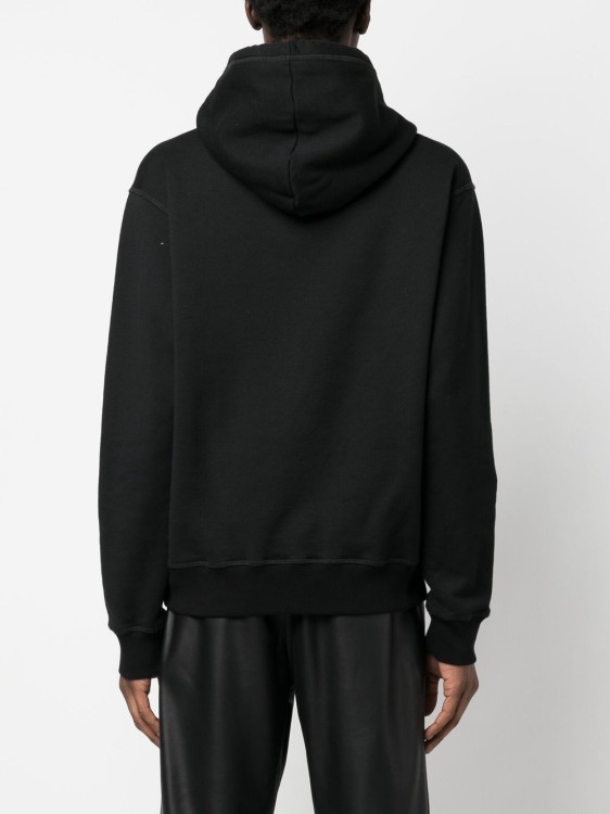 Shop Dsquared2 Icon Studded Hoodie In Black