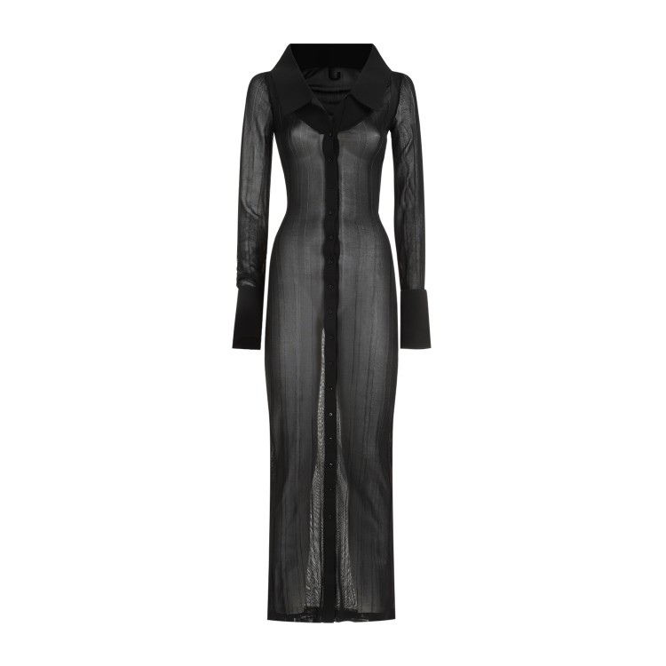 Shop Jacquemus Black La Robe Manta Dress