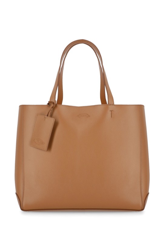 Shop Tod's Brown Shopping Bag
