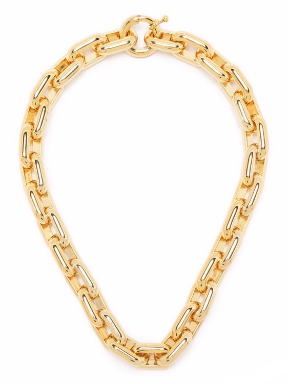Shop Federica Tosi Chunky-chain Necklace In Gold