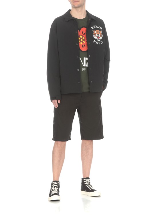 Shop Kenzo Lucky Tiger Jacket In Black
