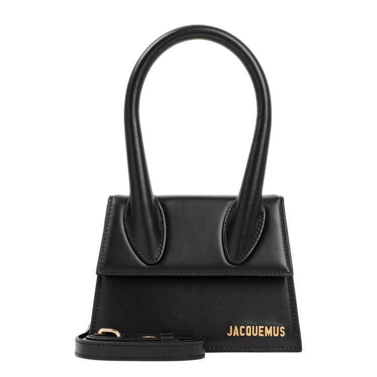 Jacquemus Black Leather Moyen Le Chiquito Bag