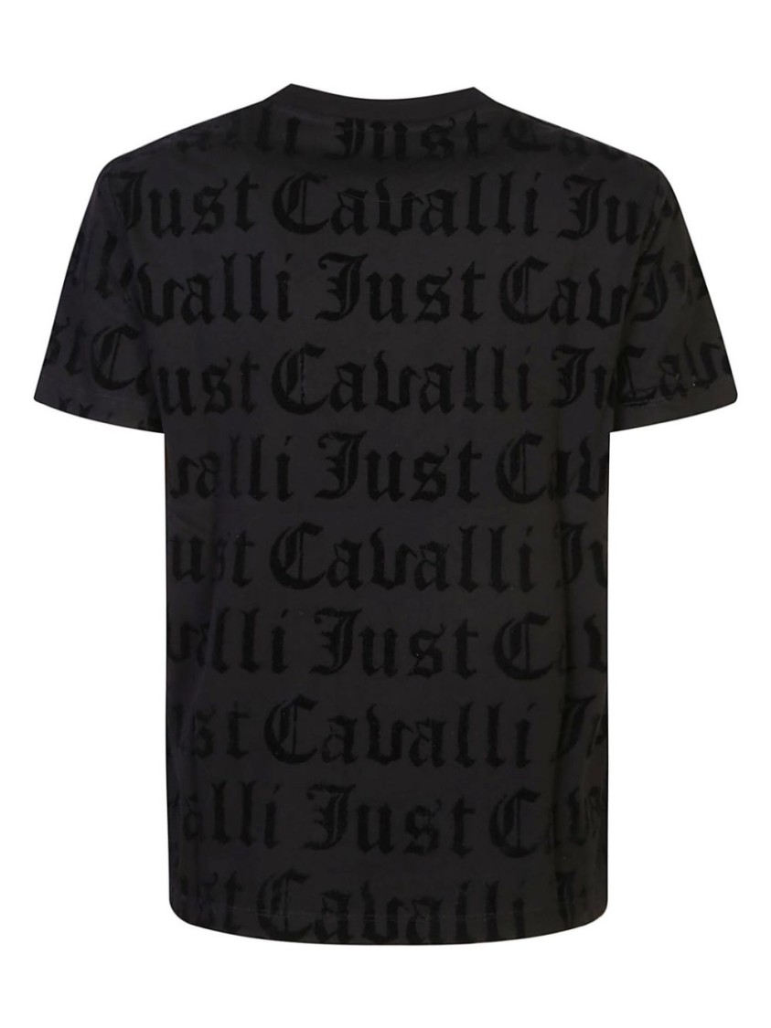 Just Cavalli T-shirts And Polos In Black