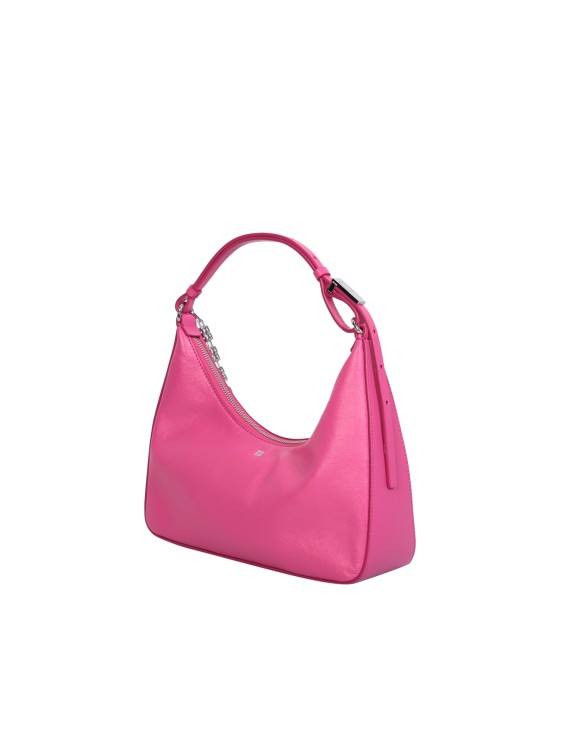 Shop Givenchy Small Moon Cut Out Fuxia Bag In Pink