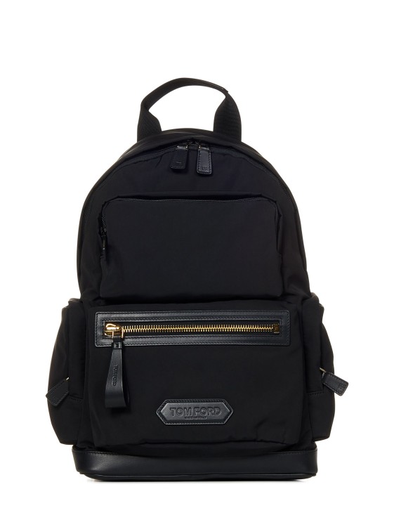 Shop Tom Ford Logo Black Backpack
