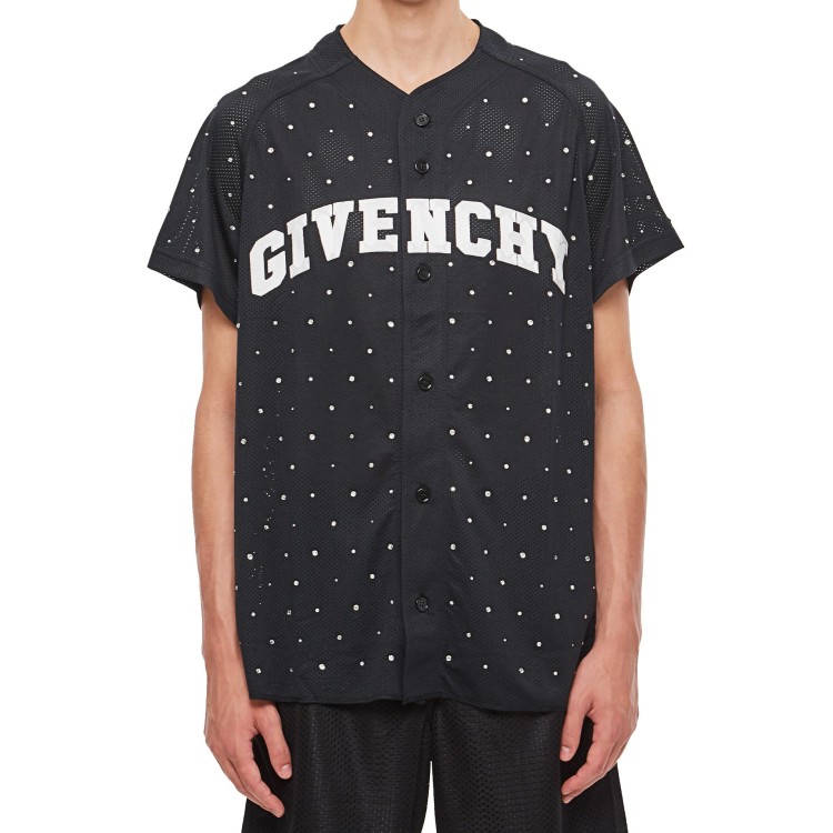 Shop Givenchy Baseball Oversize T-shirt In Black