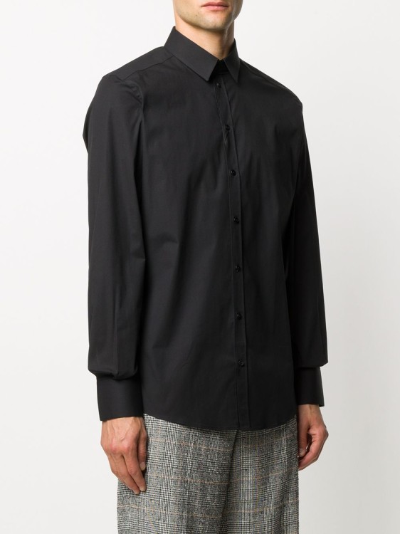 Shop Dolce & Gabbana Long Sleeve Shirt In Black