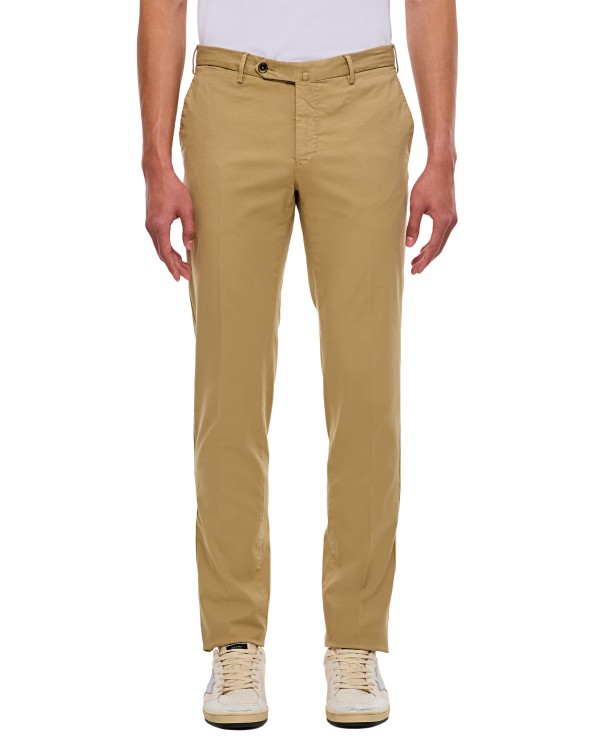 Shop Pt01 Slim Trousers In Gold