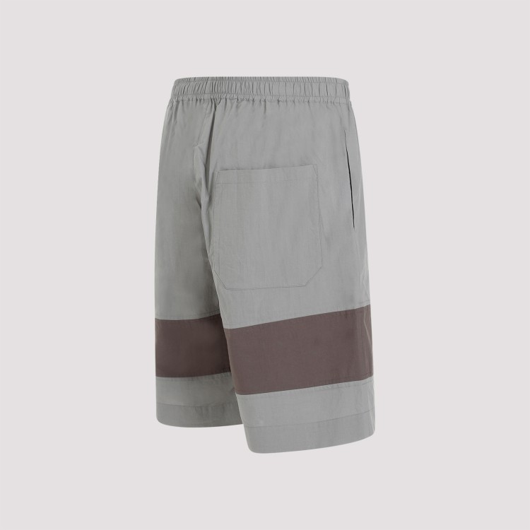 Shop Craig Green Barrel Grey Cotton Shorts