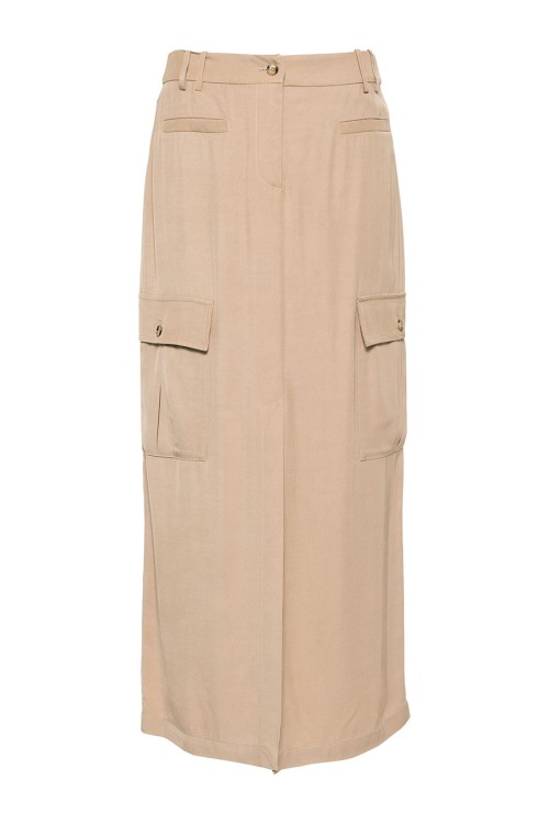 Ermanno Beige Viscose Skirt In Neutrals