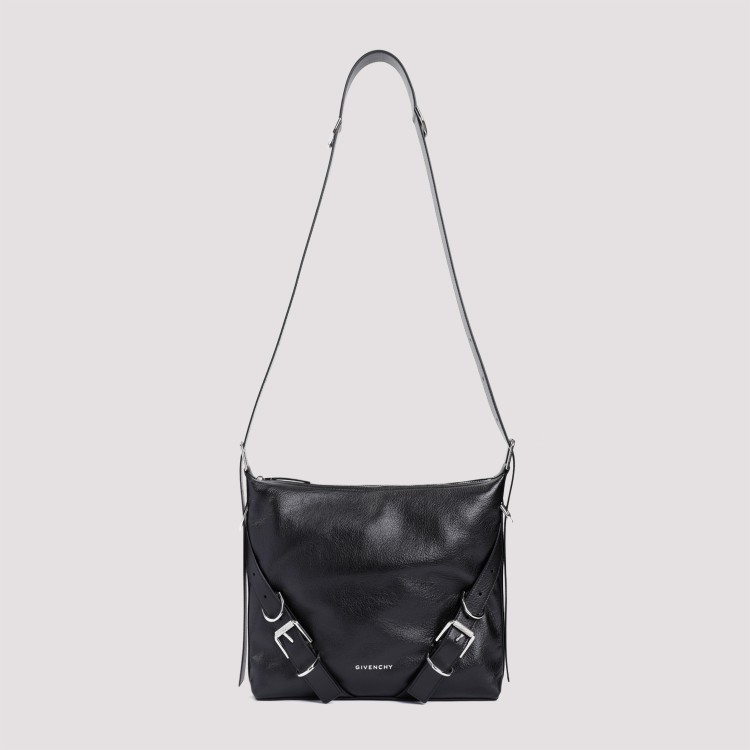 Shop Givenchy Black Calf Leather Voyou Croosbody Bag