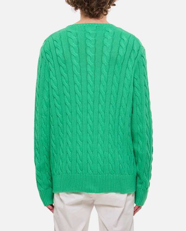Shop Polo Ralph Lauren Cotton Pullover In Green