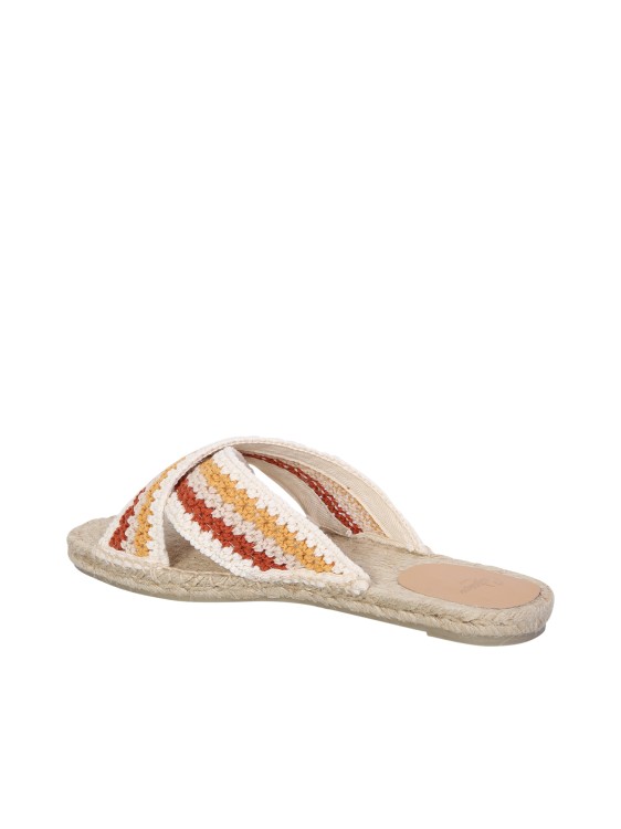 Shop Castaã±er Multicolor Paka Crochet Sandals