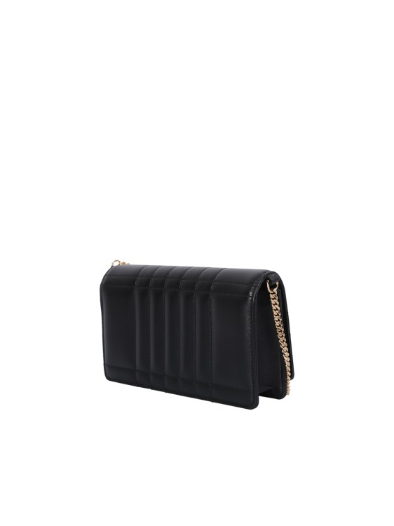 Shop Burberry Quilted Leather Cross-body Bag In Black