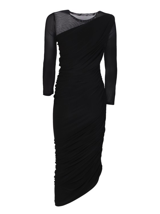 Norma Kamali Diana Midi Dress - Women's - Polyester/spandex/elastane In Black