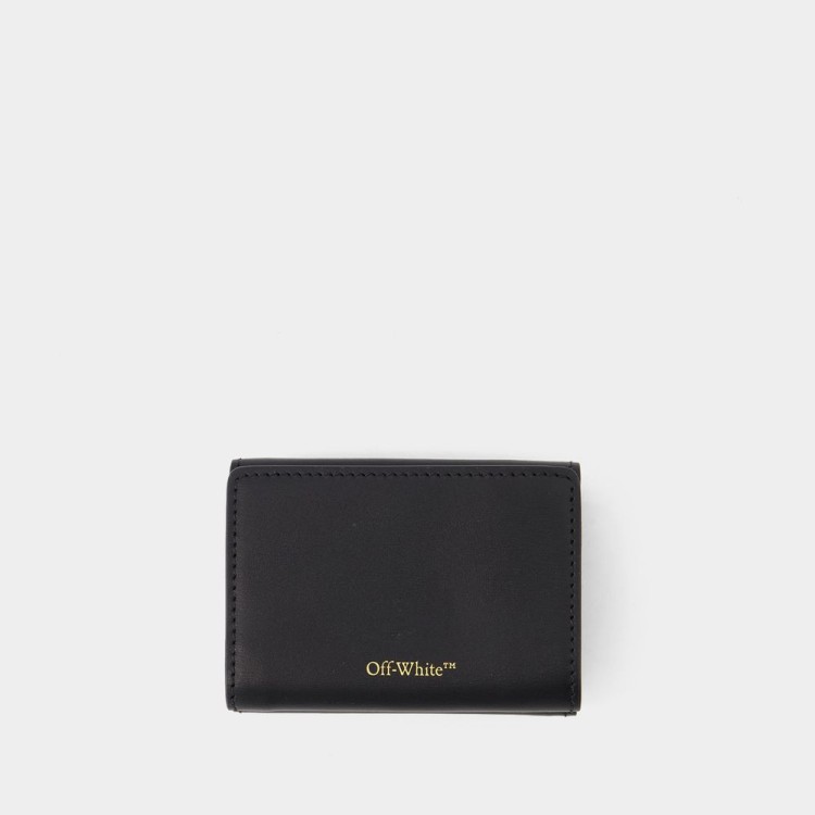 Shop Off-white Mini Jitney Wallet - Leather - Black