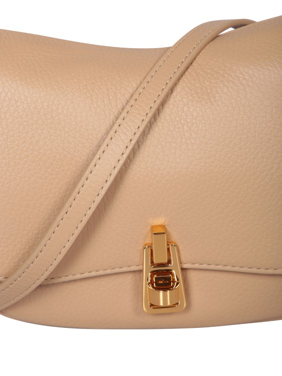 Shop Coccinelle Beige Leather Bag In Brown