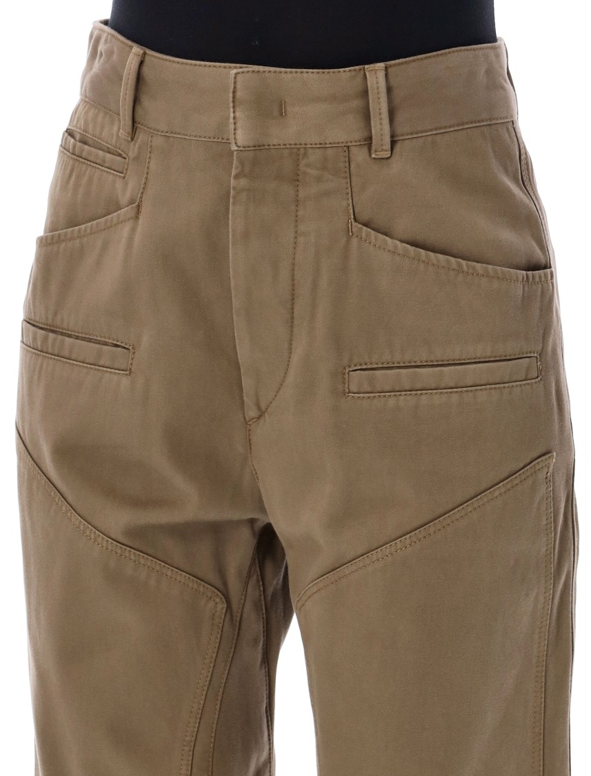Isabel Marant Emmy Trousers In Brown