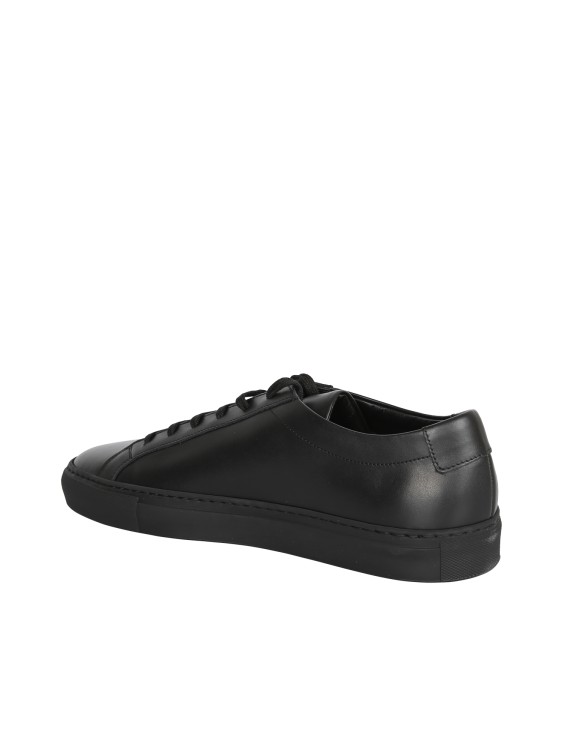Shop Common Projects Achilles Leather Sneakers In Black