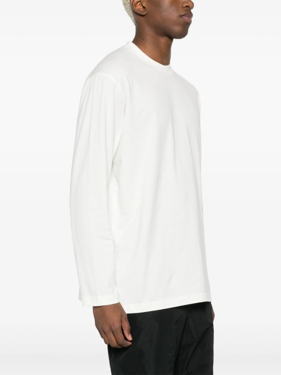 Shop Y-3 Gfx Logo-printed Cotton T-shirt In White