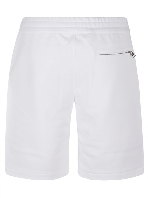 Shop Alexander Mcqueen Pure Cotton Shorts In White