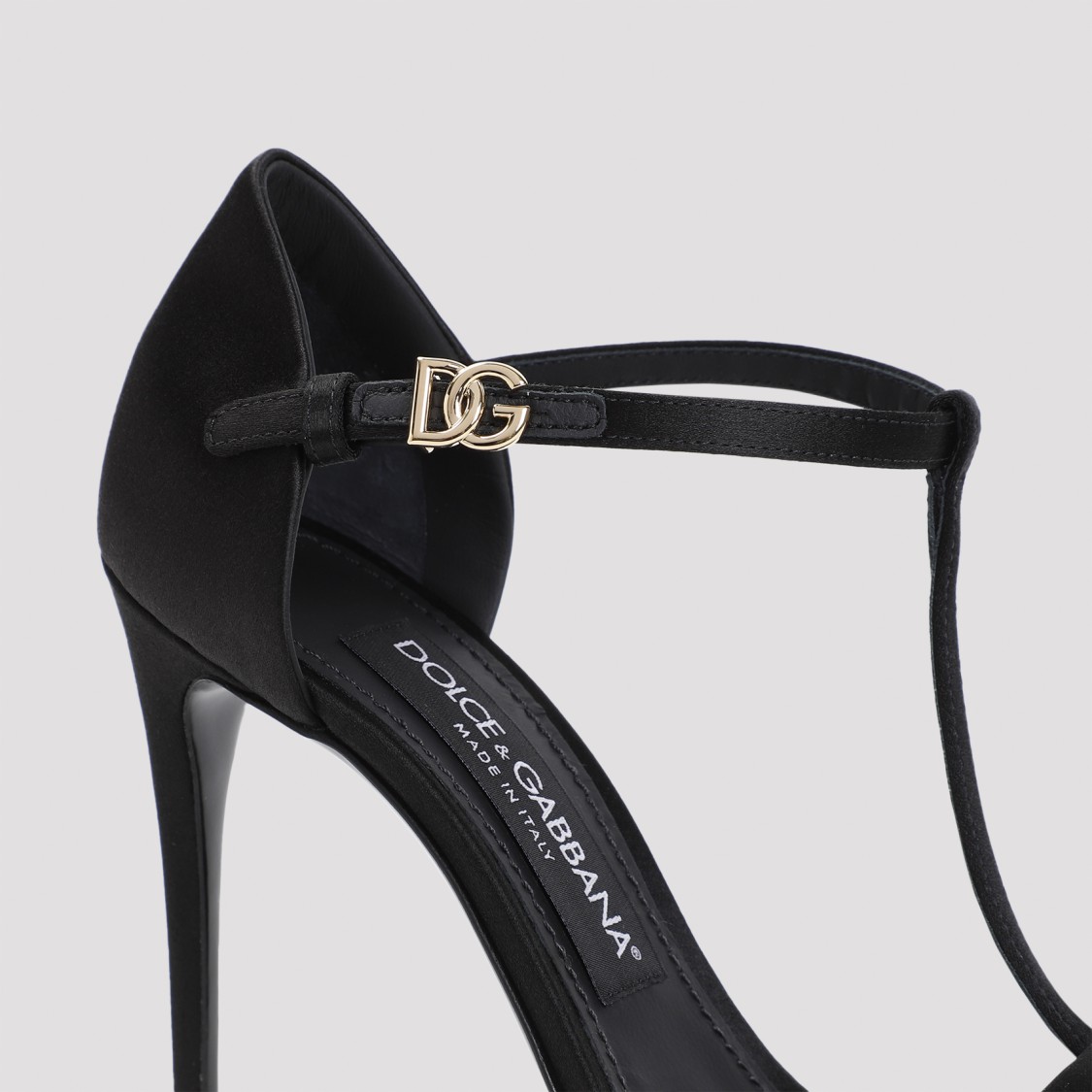 Dolce & Gabbana Woman Sandals Black Size 7.5 Textile Fibers In Black
