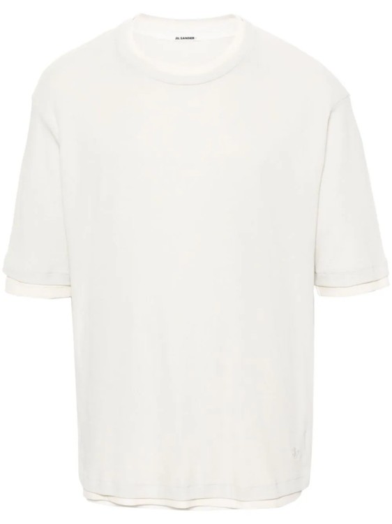 Jil Sander Multicolored Logo T-shirt (3 Set) In White