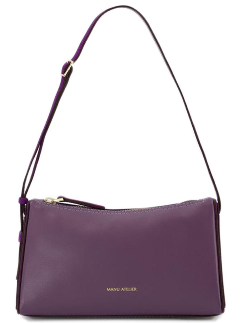 ショルダーバッグ・ポシェット Mini Prism Hobo Bag - Manu Atelier - Steel/Purple - Leather Mini Prism Hobo Bag - Manu Atelier - Steel/Purple - Leather