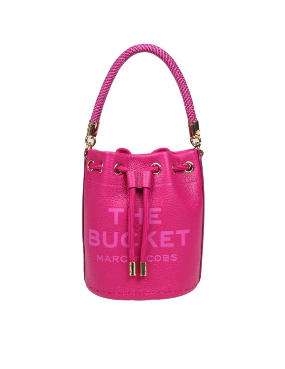Marc Jacobs The Bucket In Fuchsia Leather In Pink