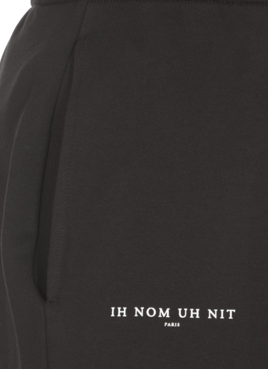 Shop Ih Nom Uh Nit Cotton Bermuda In Black