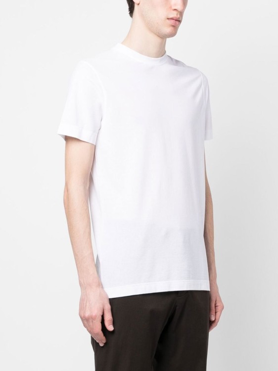 Shop Zanone Crew-neck T-shirts In White